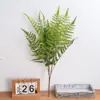 Hojas de Helecho Artificiales, Flores Falsas, Plantas Verdes al por Mayor, Manualidades para Decoración de Bodas, Ramos Portátiles Transfronterizos de Ins