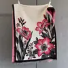 Bufanda Nueva Otoño 2025 con Estampado de Plantas y Flores Bufanda Chal Cálido de Imitación Cachemir de Gama Alta para Mujer