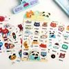 Serie de Gráficos Estelares Lindos Transfronterizos Zabc Pegatinas Planas Materiales Lindos para Diario de Animales 6 Diseños
