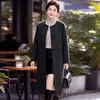 2026 Moda Transfronteriza para Mamás Otoño Invierno Nuevo Holgado Ajustado Largo Juvenil Casual Tallas Grandes Versátil Abrigo