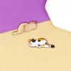 Gato Fofo Estilo Japonês Desenho Animado DIY Liga Impressão Acessórios de Joalheria Chaveiro Pingente Colar Pingente Decoração