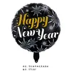 Sombrero para Botella de Vino de Nochevieja Oso Meteoro Estrella de Cinco Puntas Globo Fiesta de Año Nuevo Globo de Película de Aluminio de Nochevieja