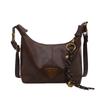 Bolso pequeño de alta gama de crowdsourcing para mujer, otoño e invierno, vintage, 2024, nuevo bolso bandolera de moda, bolso informal portátil para mujer.