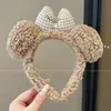Diadema de Peluche Antideslizante Linda para Lavado de Cara 2026 Nuevo Estilo Diadema para Mujeres Aplicación de Mascarilla Goma para el Pelo Pinza para el Pelo Tocado