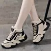 Zapatos de Algodón Cómodos Versátiles que Aumentan la Altura, Zapatos Deportivos Casuales Antideslizantes para Mujer, Zapatos de Caña Alta de Moda Tendencia, Zapatos Casuales de Tendencia, Botas de Nieve