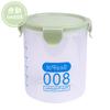 Frasco grande de plástico transparente sellado, frasco de leche en polvo, frasco de alimentos, caja de almacenamiento de granos de cocina, frasco de almacenamiento