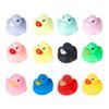 Accesorios DIY Transfronterizos Halloween Navidad Patito Amarillo Accesorios para Coche Banda de Celebridad de Internet Pato Rompevientos Té con Leche Producto Nuevo