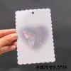 9.5X14 Colección de Borde Ondulado Cadena para Teléfono de Tarjeta Cadena de Llavero de Tarjeta Trasera DIY Cadena de Papel para Tarjeta Tarjeta de Exhibición Trasera