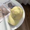 Gorra de béisbol de estilo coreano para hombre, de primavera, suave, lavada, con letra S, informal, sencilla y versátil, para estudiantes y niños.