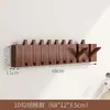 Gancho de Parede para Casacos em Formato de Tecla de Piano para Hall de Entrada, Gancho Simples de Armazenamento de Madeira Maciça Montado na Parede para Quarto, Cabideiro para Atrás da Porta