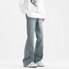 Jeans retos de lavagem pesada, estilo americano, ins, high street, hiphop, artesanato pesado