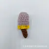 Brincos Coloridos de Picolé de Crochê de Lã Feitos à Mão, Presilhas de Cabelo, Faixas de Cabeça, Chapéus, Decorações, Pingentes de Chave