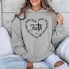 Sudadera con Estampado de Cruz de Fe para Mujer Sudaderas Casuales Frontera Amazon Temu