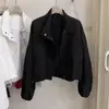 Primavera y Otoño 2025 Cuello Alto Holgada Cintura con Cordón Protector Solar para Exteriores Secado Rápido Chaqueta Tops para Mujer Venta Caliente Transfronteriza