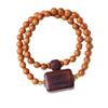 Pulsera de sándalo de Indonesia DIY de cinco artículos especificaciones 0.6 para hombres y mujeres juego literario rosario joyería decoración fabricantes mayoreo