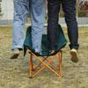 Venta al por mayor transfronteriza Silla de luna plegable para exteriores Silla para bocetos artísticos Silla para pescar y jugar Silla plegable para picnic y camping