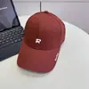 Gorra de Béisbol Bordada con Letra 3D para Hombres y Mujeres, Versátil para Primavera/Verano, Estilo Coreano Adelgazante, Circunferencia de Cabeza Grande, Ala Ancha, Gorra Trendy Tipo Pato