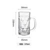 Tarro de Cerveza Vaso de Celebridad de Internet Tarro de Cerveza de Barril Grande y Pequeño con Asa Vaso para Vino Comercial de Gran Capacidad Copa de Héroe Fabricante Venta al por Mayor