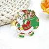 Novos porta-guardanapos de Natal transfronteiriços, presilhas de guardanapo com pingente de Papai Noel, porta-guardanapos atacado do fabricante
