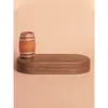 Adornos para el Salpicadero del Coche Hechos a Mano DIY Consola Central Nogal Madera Maciza Figuras Bases Aromaterapia Regalos para Coche Nuevo