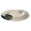 Plato de Melamina Imitación Porcelana Plato para Catering Comercial Plato para Pescado Ovalado Plato para Pato Asado y Ganso de Hotel Plato para Tienda de Comida Rápida Plato de Cocina
