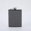 Frasco Portátil de Aço Inoxidável 304 Modelo Novo Transfronteiriço para Uso ao Ar Livre, Garrafa de Vinho Pequena de Metal Plana 8oz, Atacado do Fabricante