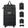 Bolsa de bagagem dobrável universal com rodas, bolsa de transporte aérea 158, super grande capacidade, bolsa de viagem para estudo no exterior