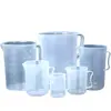 Venta al por mayor de fábrica taza medidora de plástico transparente grueso 250 500 1000 5000ml taza medidora resistente a altas temperaturas