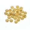 Accesorios de Cuentas de Pétalos de Copo de Nieve con Conservación de Color Oro de 14K DIY Hecho a Mano Pulsera Collar Cuentas Espaciadoras Materiales de Cuentas Sueltas