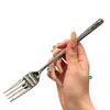 [Primer Alemán] [Acero Inoxidable 316] [Experiencia] Tenedor Principal para Comida Occidental Helmer Tenedor para Bistec