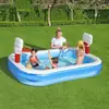 Piscina intex tobogán infantil piscina de agua sombrilla piscina de agua con rociador de cocodrilo juego acuático inflable piscina de bolas para bebés