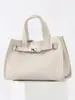 Bolso Tote de Piel Genuina 2026 Nuevo para Computadora, Bolso de Hombro Cruzado Único, Bolso de Mano, Bolso Grande de Piel para Mujer para Viajes Diarios