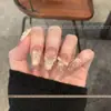 Decoraciones Suaves Esculpidas para Uñas Estilo Francés con Falda, Tendencia Popular en Línea, Accesorios de Encaje Simples y Versátiles para Uñas DIY al por Mayor