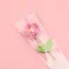 Ramo de Flores Tejido a Mano para el Día de la Madre, Flor de Pompon Individual Hecha de Hilo, Temporada de Graduación, Regalo para el Día del Maestro
