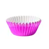 Venta Caliente de Fábrica Multicolor Papel de Aluminio Compuesto Vasitos para Pastel a Prueba de Aceite Soporte de Papel para Hornear Papel para Pastel de Fiesta