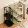 Cesta de Armazenamento Móvel Personalizável para Porta de Entrada de Casa Porta-guarda-chuvas Multiuso Transfronteiriço para Banheiro com Rodas Cesta de Roupa Suja