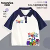 Roupas Numberblocks Camiseta de Manga Curta Infantil Roupa de Verão para Meninos e Meninas Top Polo com Estampa de Blocos de Construção Digitais t