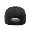 Gorra de béisbol con puño desgastado de mezclilla lavada retro nueva europea y americana para hombres y mujeres, gorra con visera de calle para exteriores a la moda
