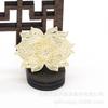 Tocado de joyería hecho a mano DIY, flor de crisantemo de caléndula, toallita, cantidad de progreso, accesorios antiguos, corona, horquilla, material de ropa china B316
