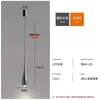Lámpara colgante moderna minimalista para mesita de noche de dormitorio con altura ajustable e interruptor táctil, candelabro de lujo de alta gama para sala de estar y comedor
