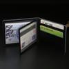 Funda de piel de vaca auténtica para licencia de conducir, venta al por mayor de fábrica, clip para licencia de conducir de conductor de vehículo automotor, tarjetero de piel de vaca