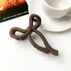 Pinza de Pelo Elegante con Lazo Estilo Coreano Nuevo Estilo Pinza de Agarre Simple Mate en la Parte Posterior de la Cabeza Pinza de Tiburón Accesorios para el Cabello para Mujeres