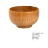 Yfjy Exports Tazones Japoneses de Madera, Tazones de Madera Maciza Resistentes al Calor y Antirroturas, Tazones de Bambú y Madera, Tazones para Frutas