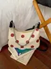 Bolso de Mano de Lona Casual Vintage Nuevo 2026, Bolso Cruzado de Hombro de Lunares a la Moda, Bolso de Gran Capacidad para el Trabajo