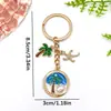 Estrela do Mar Gota de Óleo Golfinho Concha Chaveiro Pingente de Presente Exquisite para Bolsa de Menina Chaveiro de Pérola Joia de Presente