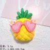 Gafas de Sol de Dibujos Animados de Resina Parche de Frutas Accesorios de Resina Material para Manualidades Pegamento de Crema Funda para Teléfono Móvil Pasador Diadema Material para Joyería