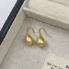 Aretes Clásicos de Gama Alta Cepillados, Diseño de Nicho, Aretes Retro Versátiles, Aretes de Moda
