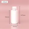 Frascos de embalagem cosmética de plástico PET, frascos vazios para essência e tônico de skincare, frascos dosadores de óleo essencial de 60/100/20ml