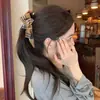 Pinza de Plátano con Lazo de Cuadros para Mujer, Pinza Vertical de Cola de Caballo de Estilo Británico de Alta Gama y Elegante para la Parte Posterior de la Cabeza, Accesorio para el Cabello