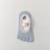 Meias Invisíveis de Renda Estilo Francês para Yoga Feminino, Meias Esportivas Absorventes de Suor com Cinco Dedos Específicas para Pilates, Venda por Atacado